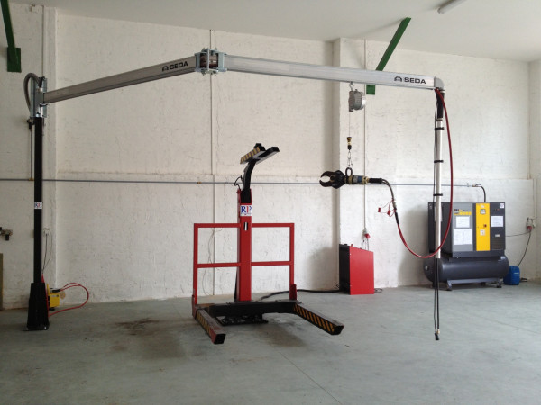 SEDA energetické rameno, nůžky, kompresor – Holohlavy